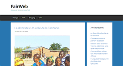 Desktop Screenshot of fairweb.fr