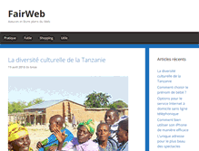 Tablet Screenshot of fairweb.fr